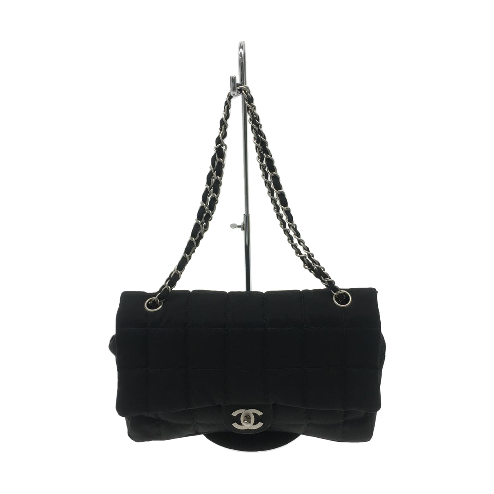 Chanel Nylon Plain Shoulder Bag
